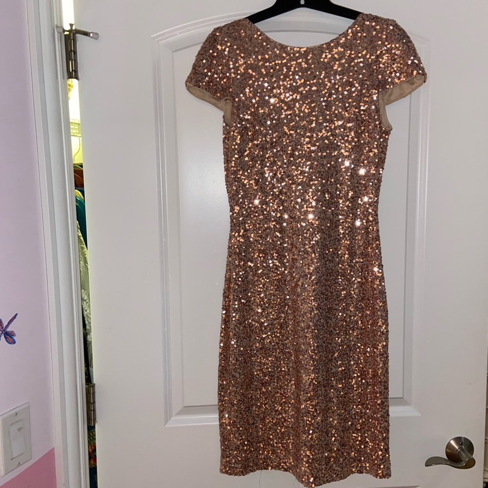 Rose gold dress
